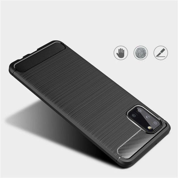 Tech-Protect Carbon Flexible Samsung Galaxy A31 hátlap, tok, fekete