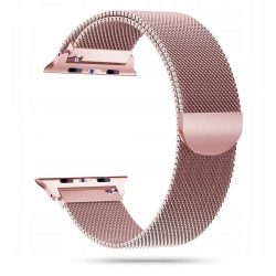   Tech-Protect Milaneseband Apple Watch 38/40mm fém óraszíj, rozé arany