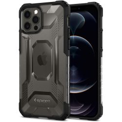   Spigen Nitro Force iPhone 12/12 Pro hátlap, tok, matt fekete