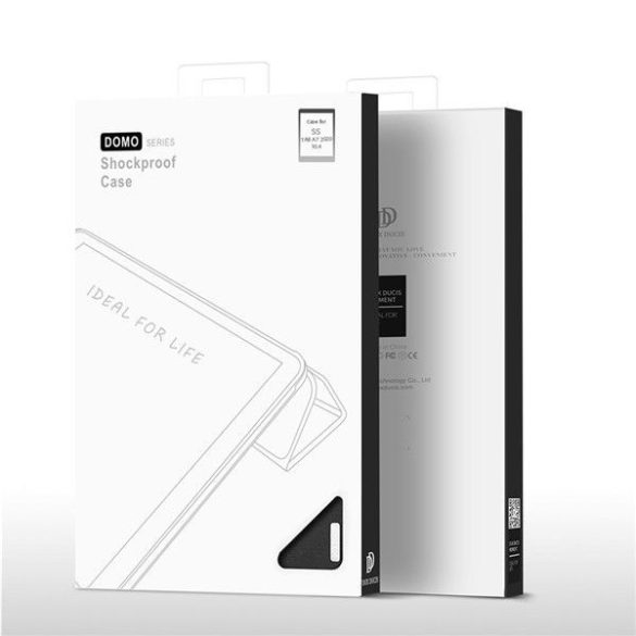 Dux Ducis Domo Series Samsung Galaxy Tab A7 10.4" T500/T505 (2020) oldalra nyíló smart tok, fekete