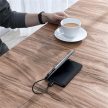 Baseus S10 Power Bank and Wireless Charger, hordozható külső akkumulátor és vezeték nélküli Qi töltő, 10000 mAh, fekete