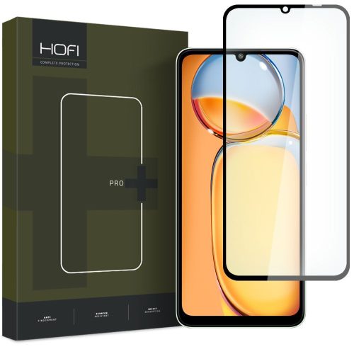 Hofi Glass Pro+ Xiaomi Redmi 13C 4G/5G/Poco C65 5D teljes kijelzős üvegfólia, fekete