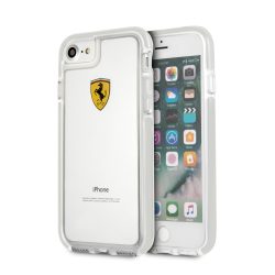   Ferrari iPhone 7 SHOCKPROOF Hard Racing Shield hátlap, tok, átlátszó