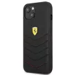 Ferrari FEHCP13SRQUK Off Track Quilted iPhone 13 mini 5.4", hátlap, tok, fekete
