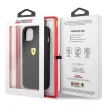 Ferrari FEHCP13SRQUK Off Track Quilted iPhone 13 mini 5.4", hátlap, tok, fekete