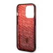 Ferrari iPhone 14 Pro Gradient Allover (FEHCP14LEAOR) hátlap, tok, piros