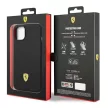 Ferrari FEHCP14MSIBBK Silicone Metal Apple iPhone 14 Plus hátlap tok, fekete