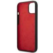 Ferrari FEHCP14SSIBBK Silicone Metal iPhone 14 6.1", hátlap, tok, fekete