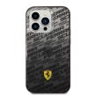Ferrari iPhone 14 Pro Max Gradient Allover (FEHCP14XEAOK) hátlap, tok, fekete