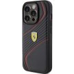 Ferrari FEHCP15LPTWK Twist Metal Logo iPhone 15 Pro 6.1", hátlap, tok, fekete