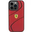 Ferrari FEHCP15LPTWR Twist Metal Logo iPhone 15 Pro 6.1" hátlap, tok, piros