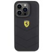 Ferrari FEHCP15LRDUK Quilted Metal Logo iPhone 15 Pro 6.1", hátlap, tok, fekete