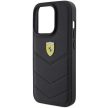 Ferrari FEHCP15LRDUK Quilted Metal Logo iPhone 15 Pro 6.1", hátlap, tok, fekete