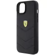 Ferrari FEHCP15MRDUK Quilted Metal Logo iPhone 14 Plus/15 Plus 6.7", hátlap, tok, fekete
