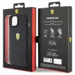 Ferrari FEHCP15MRDUK Quilted Metal Logo iPhone 14 Plus/15 Plus 6.7", hátlap, tok, fekete