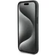 Ferrari FEHCP15SGSPSPSIK Grip Stand Metal Logo iPhone 15 6.1", hátlap, tok, fekete