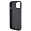 Ferrari FEHCP15SRDUK Quilted Metal Logo iPhone 15 6.1", hátlap, tok, fekete