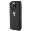Ferrari FEHCP15XRDUK Quilted Metal Logo iPhone 15 Pro Max 6.7", hátlap, tok, fekete