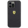 Ferrari FEHCP15XRDUK Quilted Metal Logo iPhone 15 Pro Max 6.7", hátlap, tok, fekete