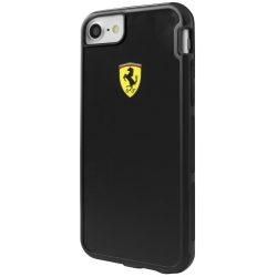   Ferrari iPhone 6/7/8 SHOCKPROOF (FEHCP7BK3) hátlap, tok, fekete