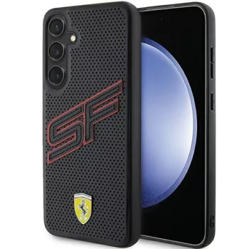   Ferrari FEHCS24MPINK Big SF Perforated Samsung Galaxy S24 Plus , hátlap, tok, fekete