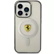 Ferrari FEHMP14LURKT Outline Magsafe iPhone 14 Pro 6,1" hátlap, tok, átlátszó-fekete