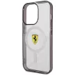 Ferrari FEHMP14LURKT Outline Magsafe iPhone 14 Pro 6,1" hátlap, tok, átlátszó-fekete