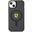 Ferrari FEHMP14SURKK Translucent Magsafe iPhone 14 6.1", hátlap, tok, fekete