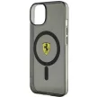Ferrari FEHMP14SURKK Translucent Magsafe iPhone 14 6.1", hátlap, tok, fekete