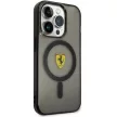 Ferrari FEHMP14XURKK Translucent Magsafe iPhone 14 Pro Max 6.7", hátlap, tok, fekete