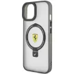 Ferrari FEHMP15MUSCAK Ring Stand 2023 Collection MagSafe iPhone 14 Plus/15 Plus 6.7", hátlap, tok, fekete