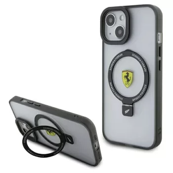   Ferrari FEHMP15SUSCAH Ring Stand 2023 Collection MagSafe iPhone 15 6.1" hátlap, tok, átlátszó