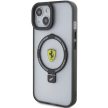 Ferrari FEHMP15SUSCAK Ring Stand 2023 Collection MagSafe iPhone 15 6.1", hátlap, tok, fekete