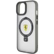 Ferrari FEHMP15SUSCAK Ring Stand 2023 Collection MagSafe iPhone 15 6.1", hátlap, tok, fekete
