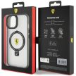 Ferrari FEHMP15SUSCAK Ring Stand 2023 Collection MagSafe iPhone 15 6.1", hátlap, tok, fekete