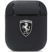 Ferrari Airpods Off Track valódi bőr (FEOA2LEBK) tok, fekete