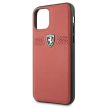 Ferrari FEOBAHCN58RE Off Track Leather iPhone 11 Pro 5.8", hátlap, tok, piros