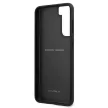 Ferrari FEOSIHCS21MBK Off Track Leather Nylon Stripe Samsung Galaxy S21+ G996, hátlap, tok, fekete