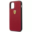 Ferrari FESPEHCP12SRE On Track Perforated iPhone 12 mini 5,4", hátlap, tok, piros