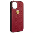 Ferrari FESPEHCP12SRE On Track Perforated iPhone 12 mini 5,4", hátlap, tok, piros