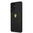 Ferrari FESPEHCS21LBK On Track Perforated Samsung Galaxy S21 Ultra G996, hátlap, tok, fekete
