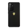 Ferrari FESPEHCS21LBK On Track Perforated Samsung Galaxy S21 Ultra G996, hátlap, tok, fekete