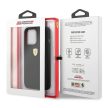 Ferrari FESSIHCP13LBK Silicone iPhone 13/13 Pro 6.1", hátlap, tok, fekete