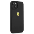 Ferrari FESSIHCP13SBK Silicone iPhone 13 mini 5.4", hátlap, tok, fekete