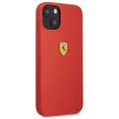 Ferrari FESSIHCP13SRE Silicone iPhone 13 mini 5.4", hátlap, tok, piros