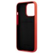 Ferrari FESSIHCP13XRE Silicone iPhone 13 Pro Max 6.7", hátlap, tok, piros