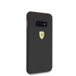 Ferrari Samsung Galaxy S10e Urban SF Silicone (FESSIHCS10LBK) hátlap, tok, fekete