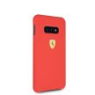Ferrari Samsung Galaxy S10e Urban SF Silicone (FESSIHCS10LRE) hátlap, tok, piros
