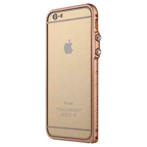 Baseus Eternal Series iPhone 6 alumínium bumper, rozé arany