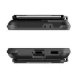 GHOSTEK Samsung Galaxy S21 Plus Exec 4 Magnetic Wallet ütésálló hátlap tok, kártyatartóval, fekete